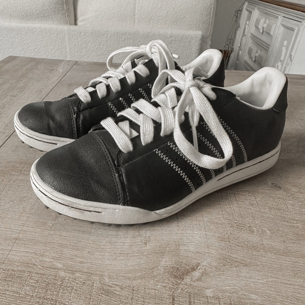 Adidas Black and White Sneakers
